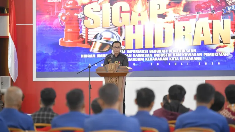 Pemkot Semarang meluncurkan Aplikasi Sigap Hidran.